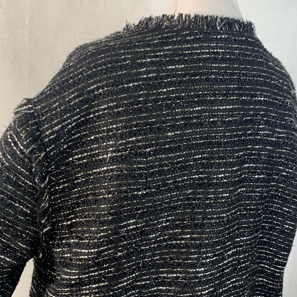 Express Black Tweed Cropped Blazer- NWT - Picture 11 of 16